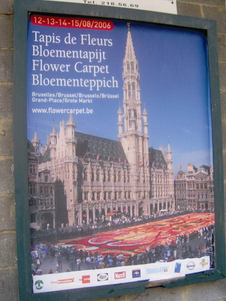 Grand Place çiçekten halı serilecek