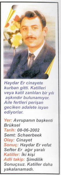 ER AİLESİ 4 YILDIR ADALETİ ARIYOR