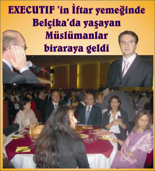 EXECUTIF İFTARINDA BELCİKA MÜSLÜMANLARI BİR ARAYA GELDİ