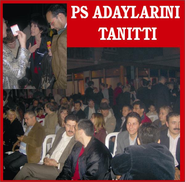 PS ADAYLARINI ŞOVLA TANITTI