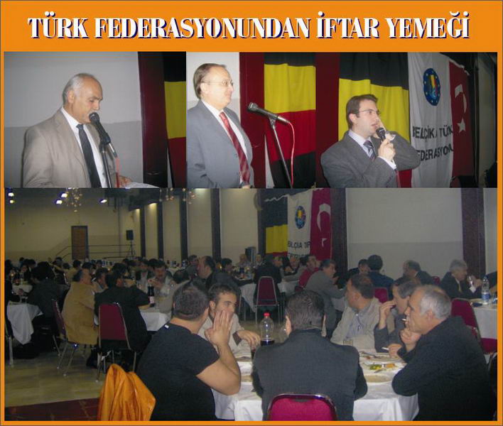 TÜRK FEDERASYONUNDAN İFTAR YEMEĞİ
