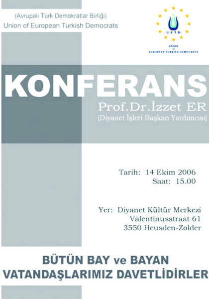 UETD'den KONFERANS