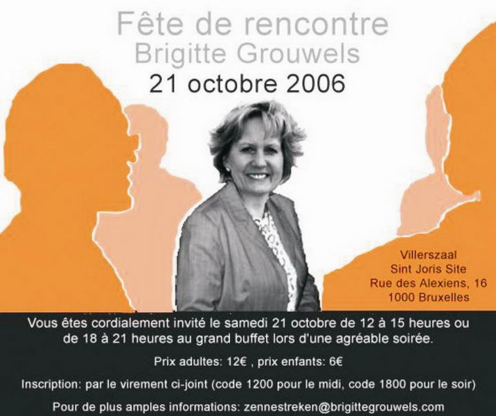 Fête de Rencontre Brigitte Grouwels