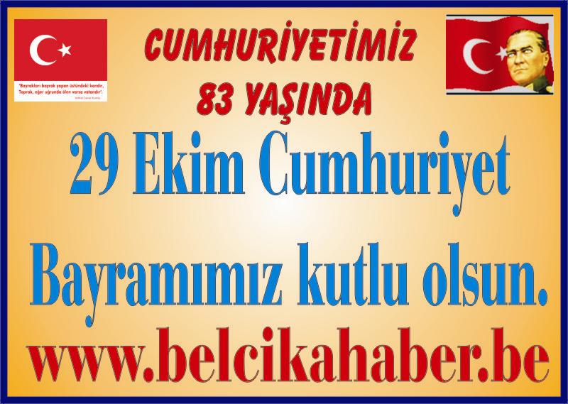 CUMHURİYET BAYRAMINIZ KUTLU OLSUN
