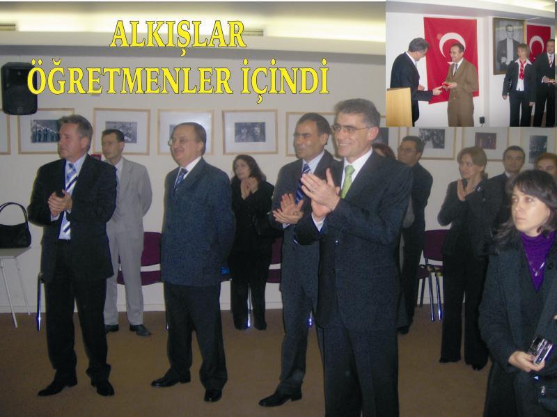 ÖĞRETMENLER BÜYÜKELÇİLİK RESEPSİYONUNDA BİRARAYA GELDİ
