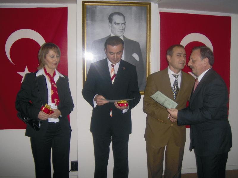 ÖĞRETMENLER BÜYÜKELÇİLİK RESEPSİYONUNDA BİRARAYA GELDİ