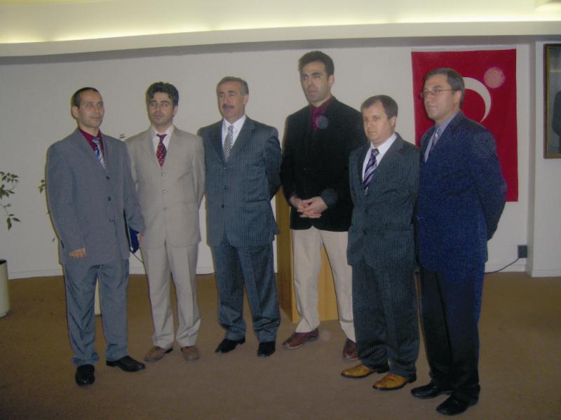 ÖĞRETMENLER BÜYÜKELÇİLİK RESEPSİYONUNDA BİRARAYA GELDİ