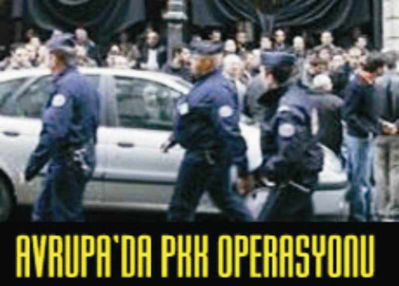 Belçika'da da PKK Operasyonu