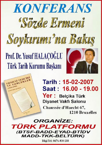 TÜRK PLATFORMU’NDAN KONFERANS