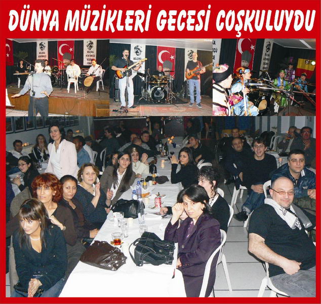 DÜNYA MÜZİKLERİ GECESİ COŞKULUYDU