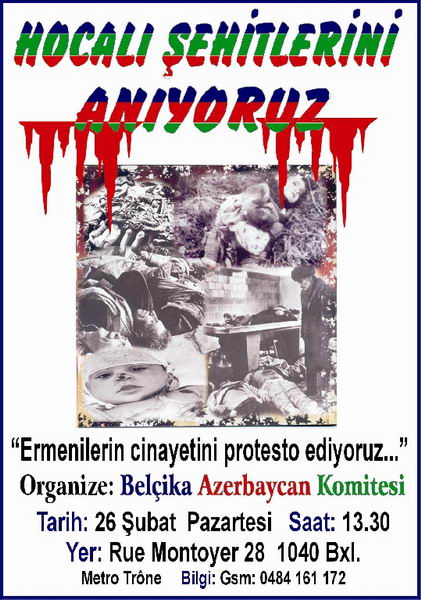 Hocalı Katliamı protesto ediliyor...