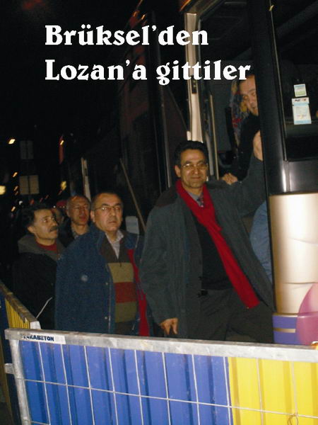 Lozan'a gitmek isteyenler İsviçre sınırında engellendiler...