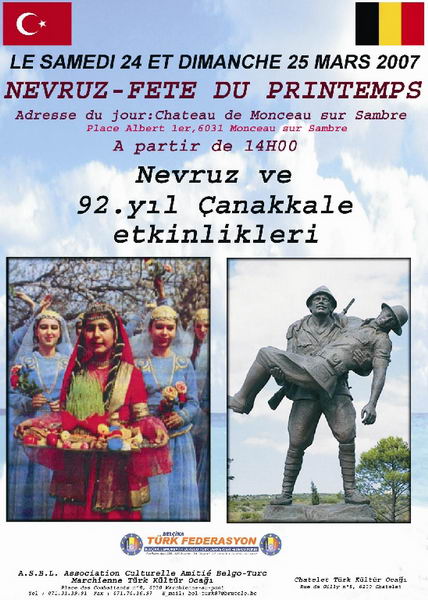 NEVRUZ VE ÇANAKKALE ETKİNLİKLERLE ANILACAK