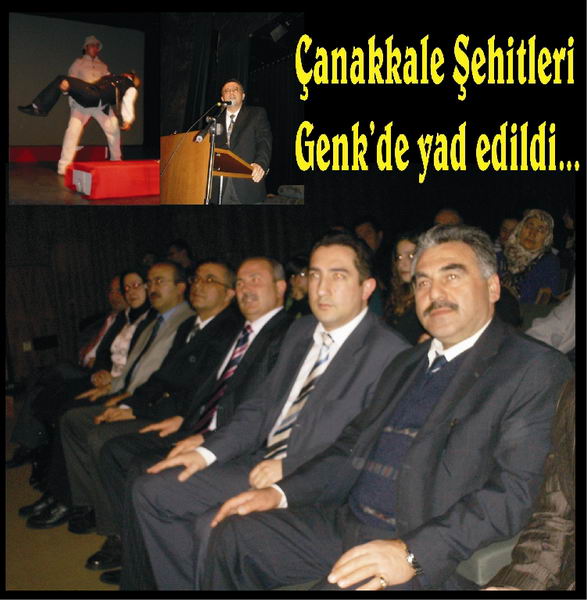 Çankkale Şehitleri Genk’de yad edildi