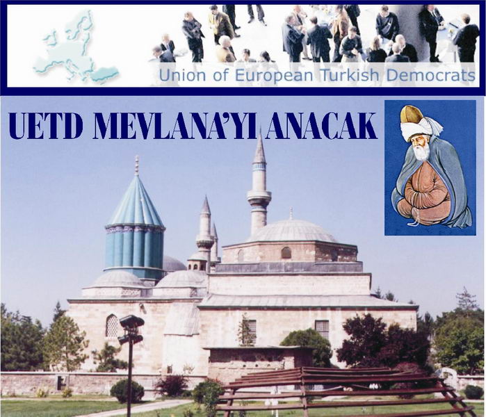 UETD, 'Mevlana'yı Anacak