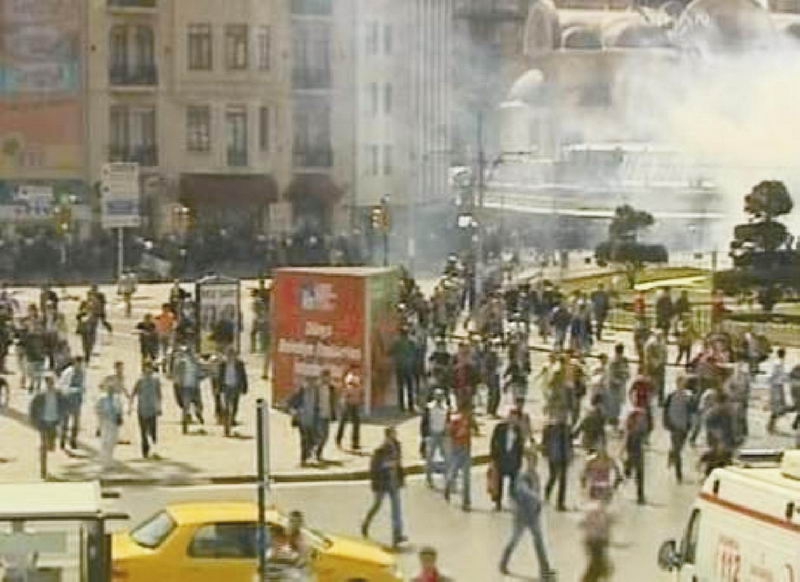 TAKSİM FENA KARIŞTI !