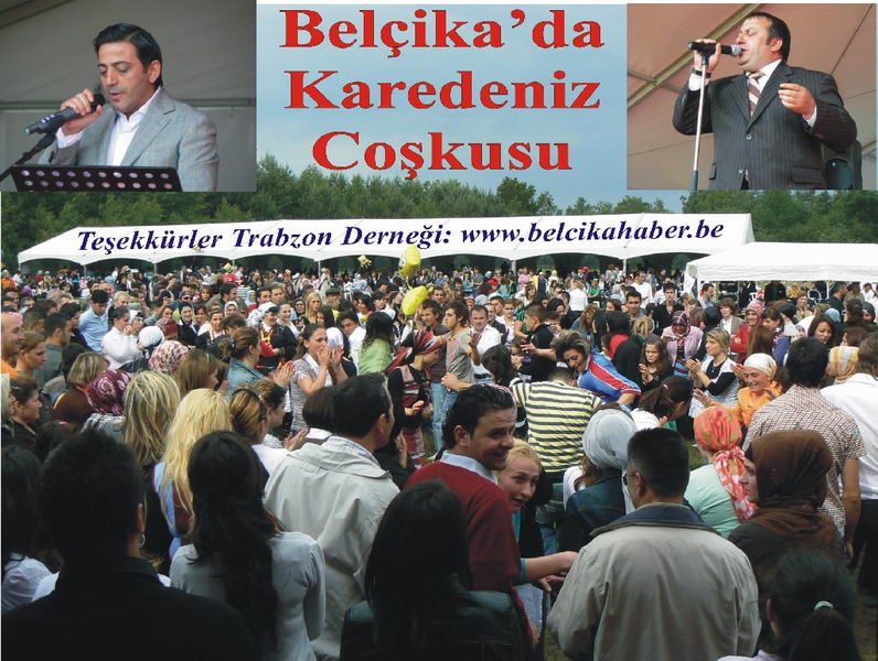 Belçika’da Trabzon Festivalinde Karadenizliler Horon’a doydu