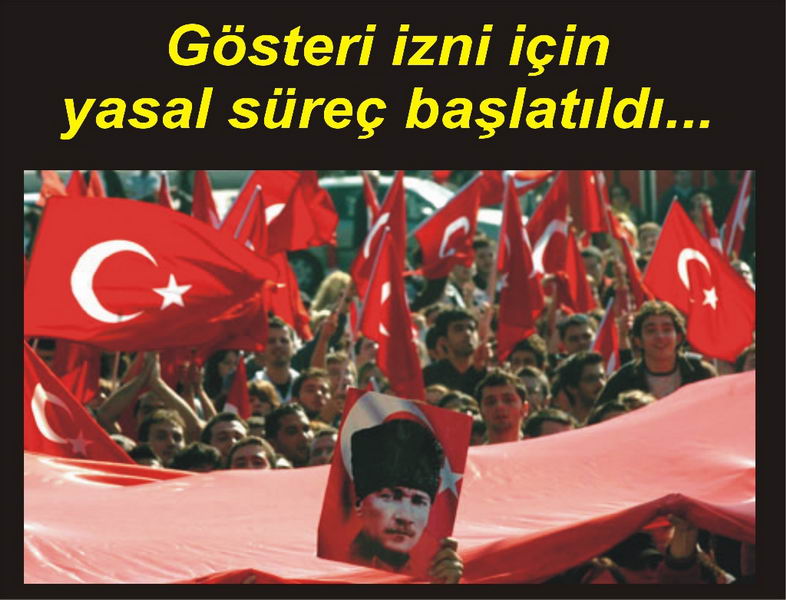 İZİN İÇİN RESMİ MÜRACAAT YAPILDI