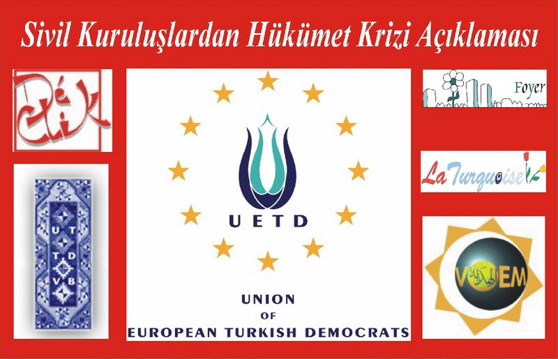 UETD 'den Hükümet Krizi ile ilgili basın açıklaması