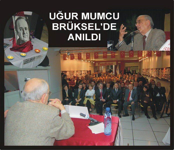 Uğur Mumcu Brüksel’de anıldı