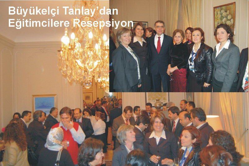 Büyükelçi Tanlay'dan Eğitimcilere resepsiyon