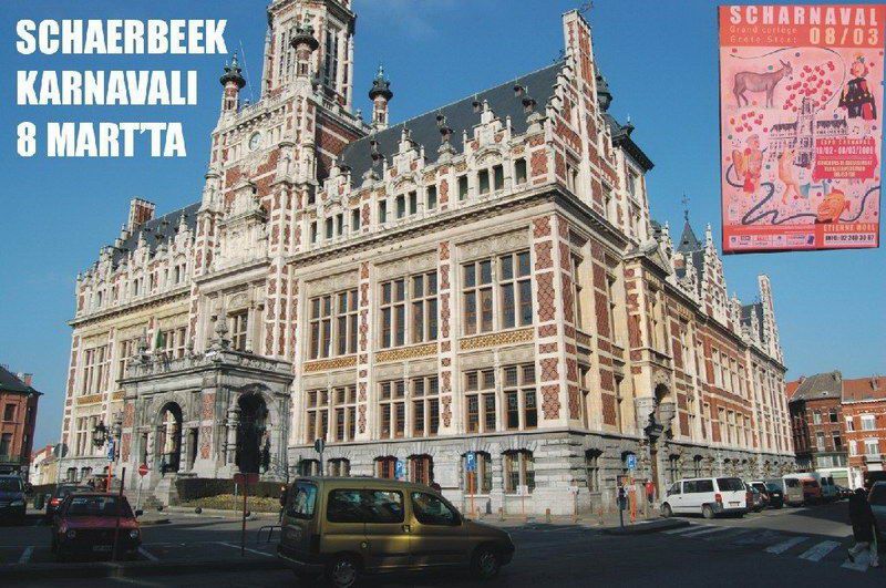 BUGÜN SCHAERBEEK'DE KARNAVAL VAR