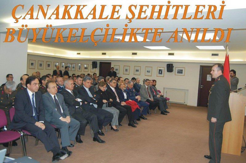 ÇANAKKALE ŞEHİTLERİ BRÜKSEL'DE ANILDI