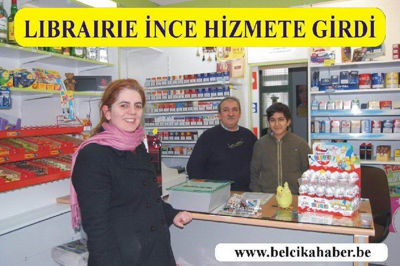 LIBRAIRIE İNCE SCHAERBEEK’DE HİZMETE GİRDİ