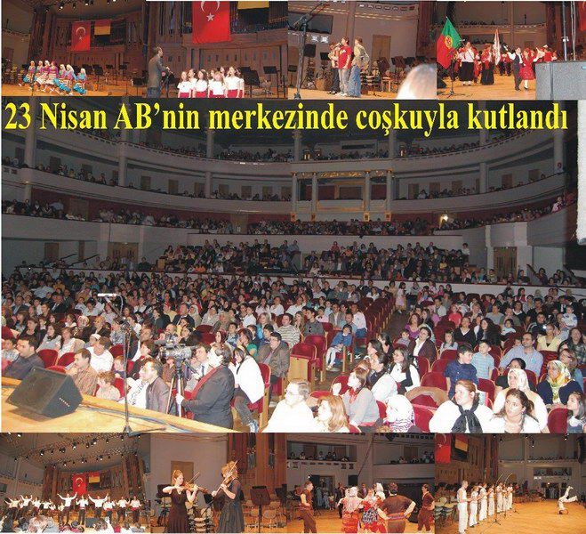 23 Nisan AB’nin merkezinde coşkuyla kutlandı.