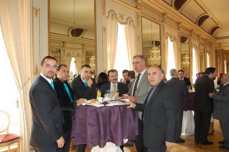 SEMPOZYUM SONRASI RESEPSİYONDA İKİLİ GÖRÜŞMELER
