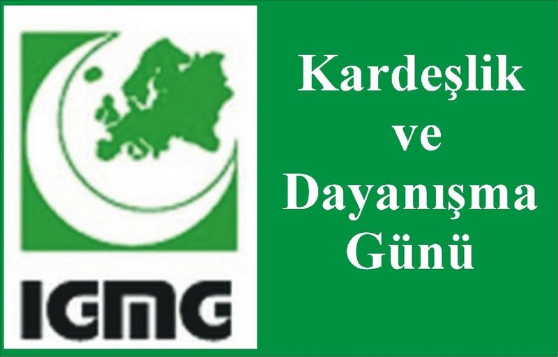 IGMG'den Dayanışma ve Kardeşlik günü