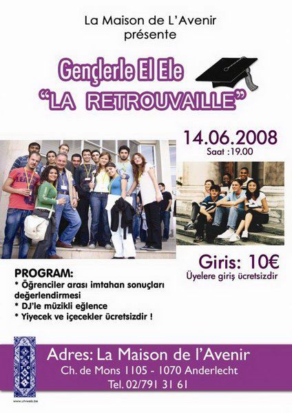 La Maison de L´Avenir 'Gençlik Gecesi' düzenliyor.