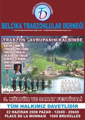 BRÜKSEL'DE KARADENİZ FESTİVALİ DÜZENLENİYOR