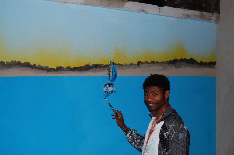 Afrikalı Ressam'ın İstanbul sevdası....