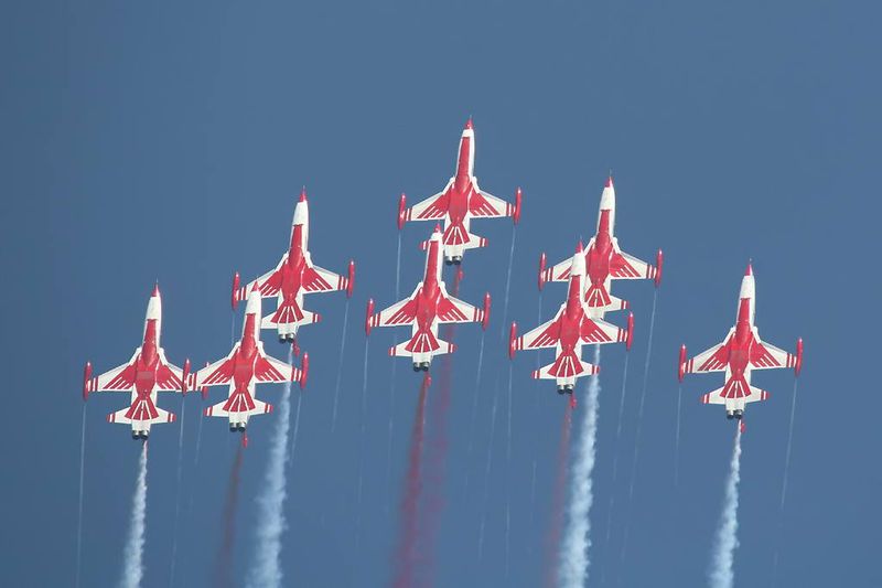 Türk Yıldızları Belçika'da Bugün Gösteri Yapacak