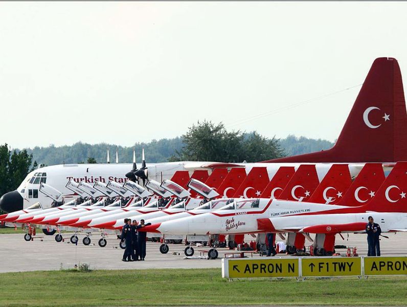 Türk Yıldızları Belçika'da Bugün Gösteri Yapacak