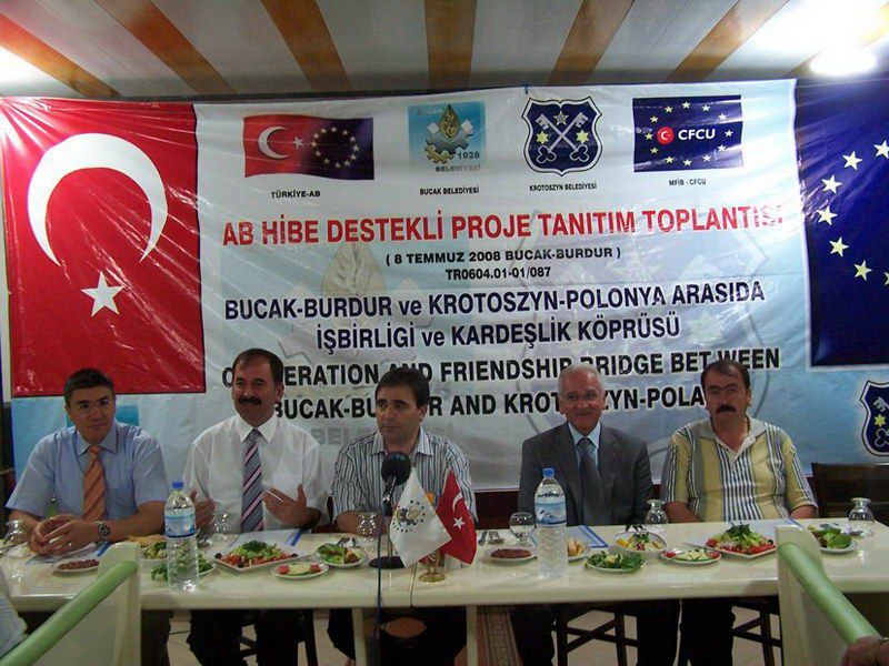 AB FONLARINDAN BUCAK'A YARDIM