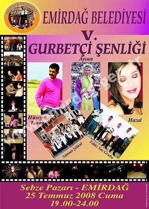 Emirdağ 5. Gurbetçi Şenliği Bugün