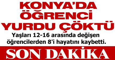 ÖĞRENCİ YURDU ÇÖKTÜ  8 ÖLÜ