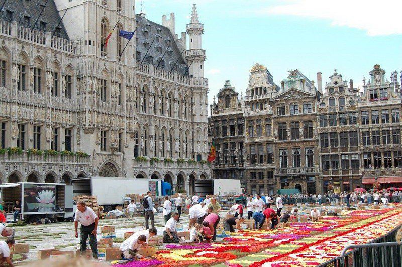 Place Grand'aki çiçek halı görücüye çıktı