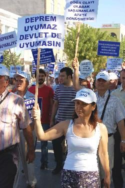 Sakarya da Deprem Yürüyüşü