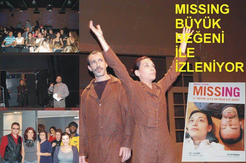 MISSNG/KAYIP ADLI TİYATRO İLGİYLE İZLENİYOR