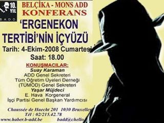 BADD'de Konferans var;' Ergenekon Tertibi'