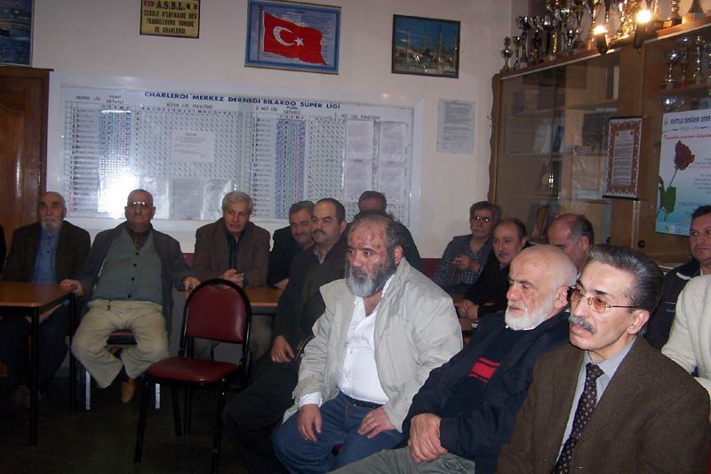 BRÜKSEL BASKONSOLOSU POROY CHARLEROI TÜRKLERİNİ ZİYARET ETTİ
