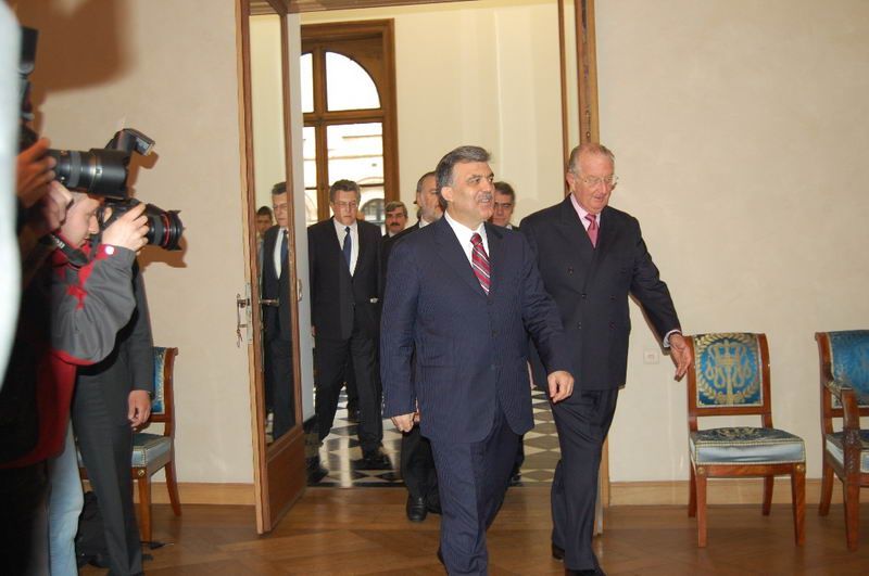 Cumhurbaşkanı Gül,Kral Albert II ile buluştu