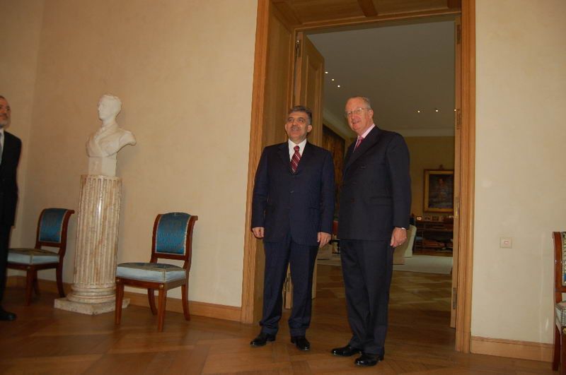 Cumhurbaşkanı Gül,Kral Albert II ile buluştu