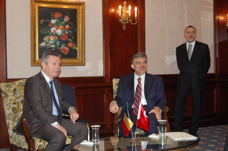 Cumhurbaşkanı Gül,Kral Albert II ile buluştu