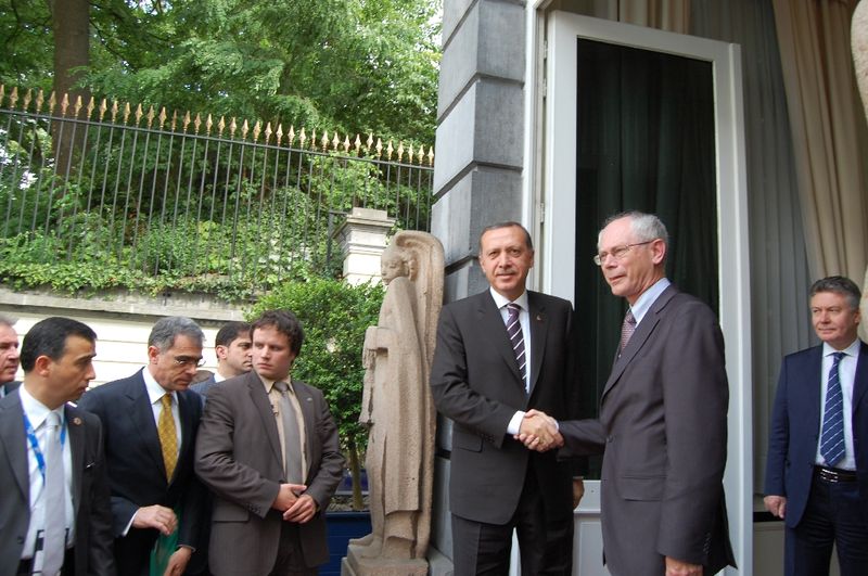 BAŞBAKAN ROMPUY BAŞBAKAN ERDOĞANI AĞIRLADI