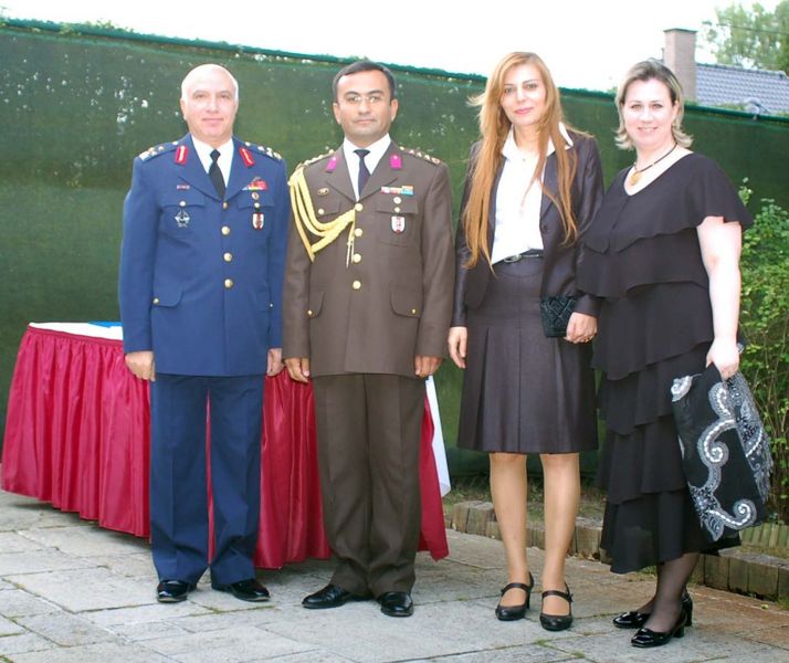 Zafer Bayramı coşkusu resepsiyonla yaşandı