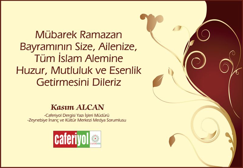 SİZDEN GELEN BAYRAM TEBRİKLERİ